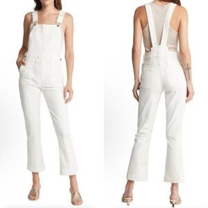 NWT PAIGE Claudine Overall blank canvas, size 30